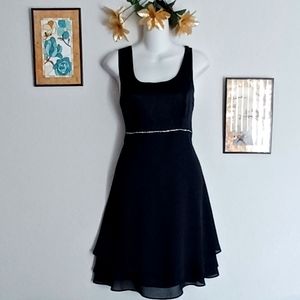 Black Dress with Diamonds